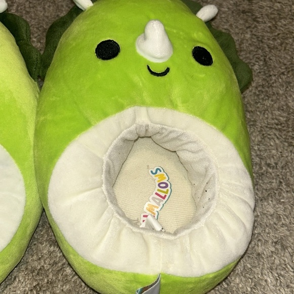 Squishmallows Kids Dino Slippers Plush - Picture 2 of 5